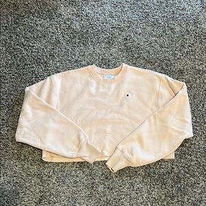 Champion Peach Cropped Sweatshirt